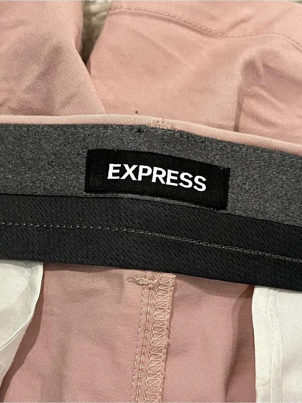 Express Light Pink Chino Shorts